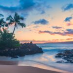 Hawaii car insurance requirements coastal highway along Hawaii ocean and mountains