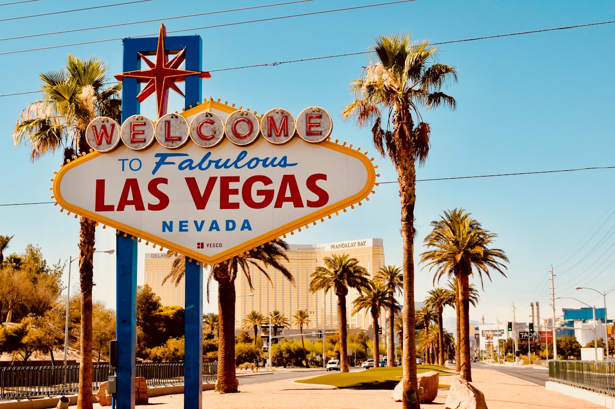 Nevada car insurance requirements desert highway through Nevada with Las Vegas