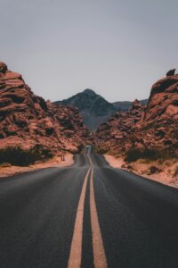 North Dakota car insurance requirements open highway through North Dakota plains